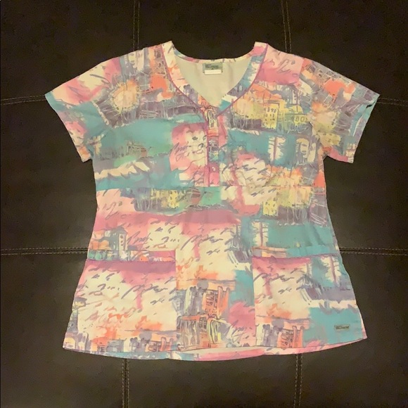 Grey's Anatomy Tops - Grey’s Anatomy scrub top women’s size L